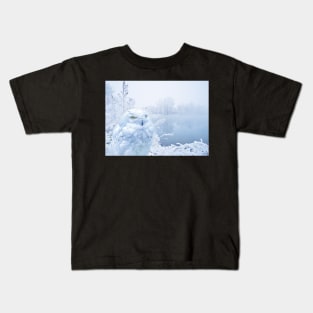 A Snowy Winter Kids T-Shirt